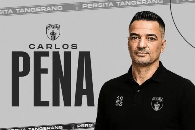 Resmi, Carlos Pena Latih Persita Tangerang